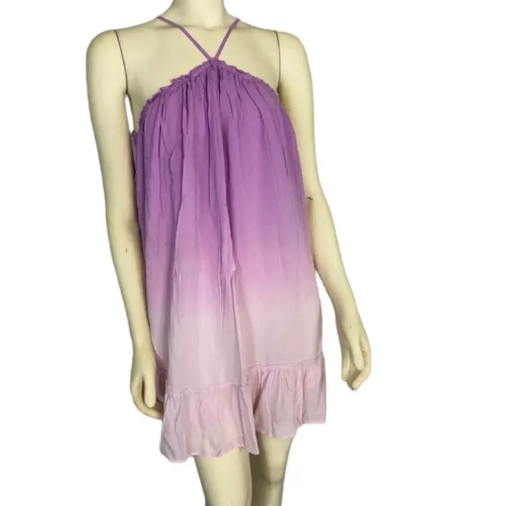 2020s Young Fabulous & Broke Lissa Ombre High-Neck Shift Dress Small NWT